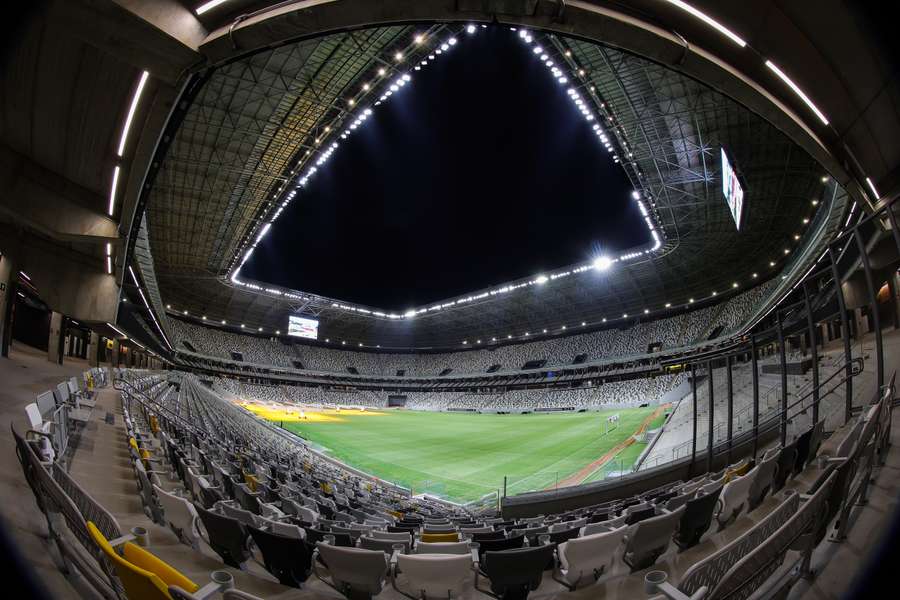 Área interna da Arena MRV