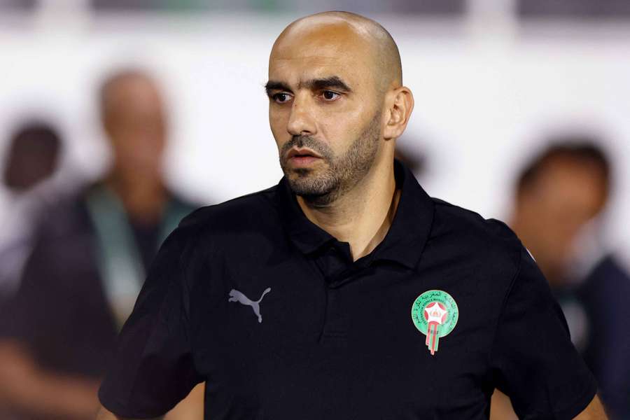 Morocco coach Walid Regragui 