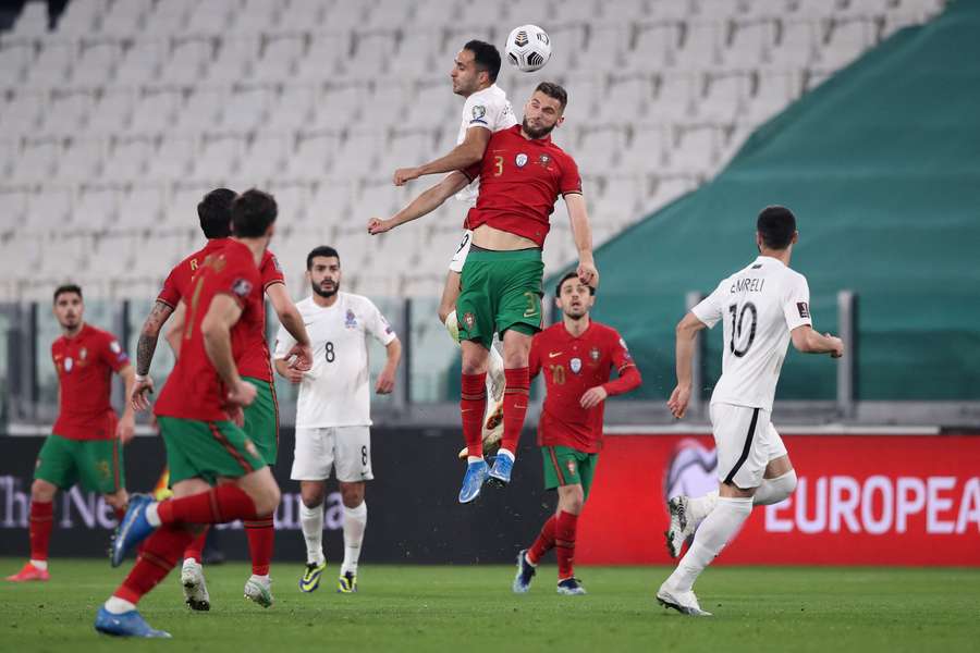 Domingos Duarte representou a seleção portuguesa na qualificação para o Mundial-2022 Domingos Duarte representou a seleção portuguesa na qualificação para o Mundial-2022