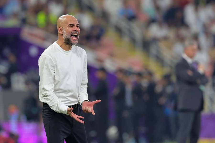 City-Trainer Pep Guardiola.