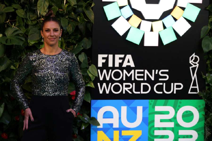 Carli Lloyd of the USA ahead of the Women's World Cup draw