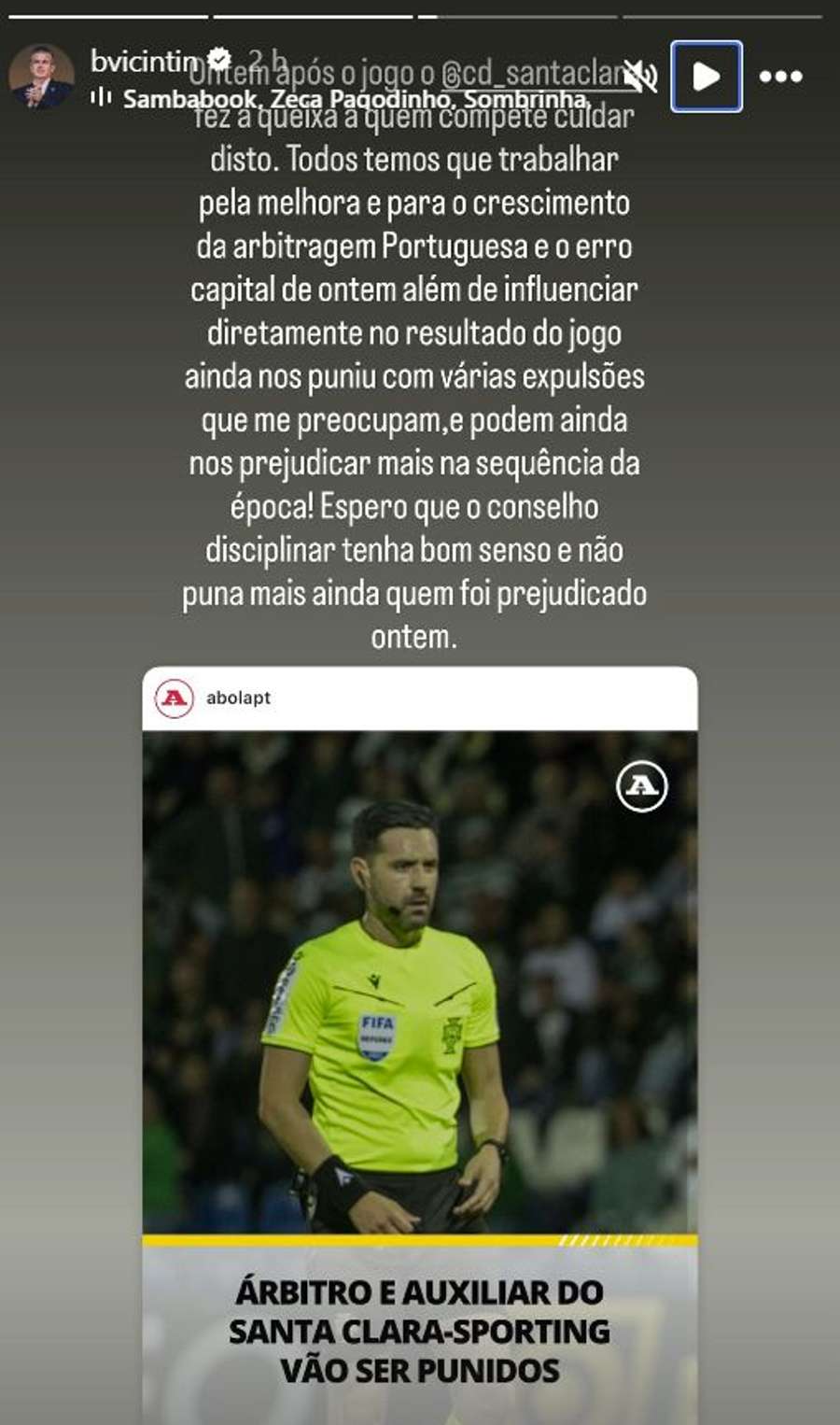 A mensagem de Bruno Vicintin A mensagem de Bruno Vicintin