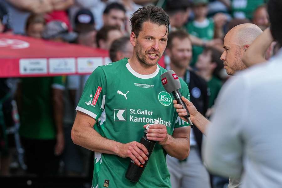 Lukas Gortler, médio e capitão do St. Gallen