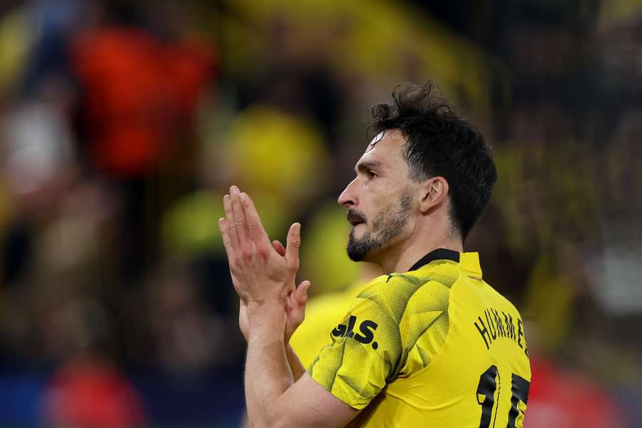 Hummels na afloop van de wedstrijd tegen PSG