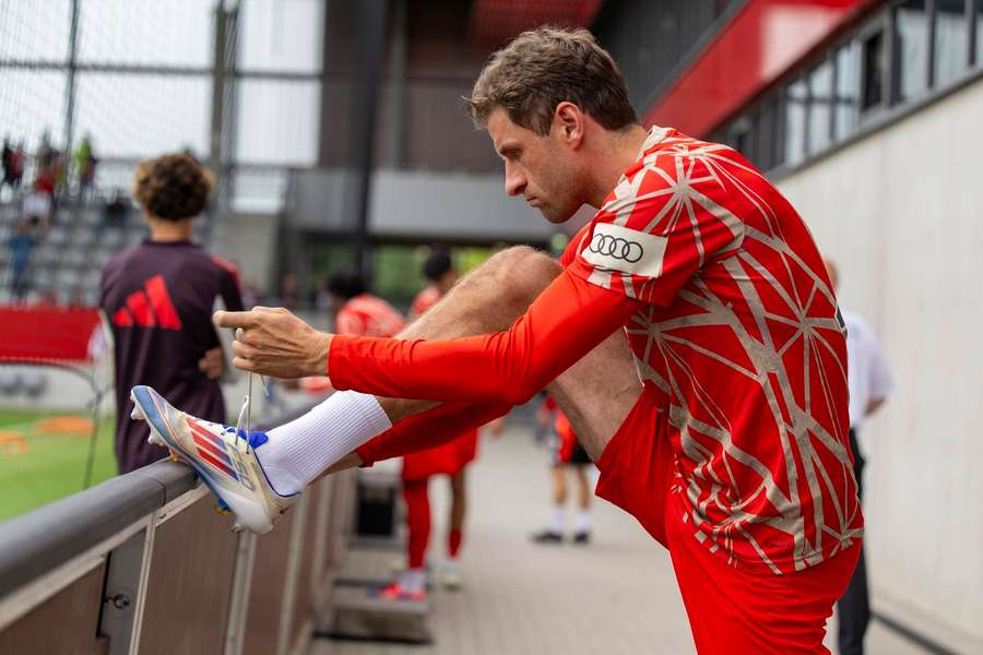 Thomas Müller bindet die Schnürsenkel für die nächsten Rekorde