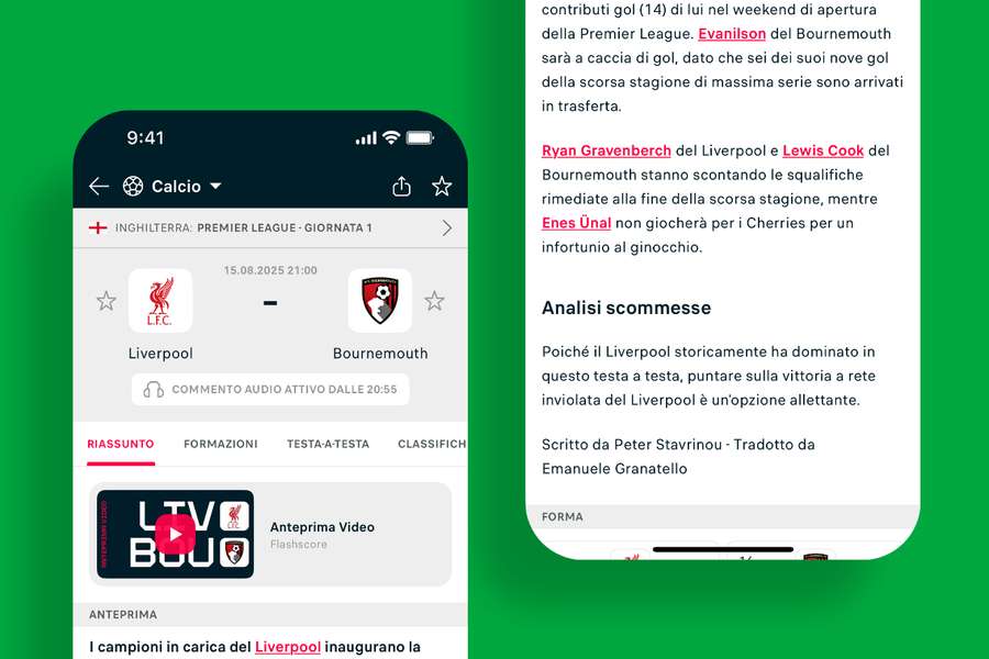 Anteprima della partita Anteprima della partita