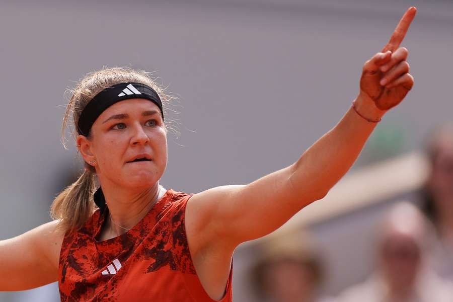 Karolina Muchova vince il secondo set 7-5
