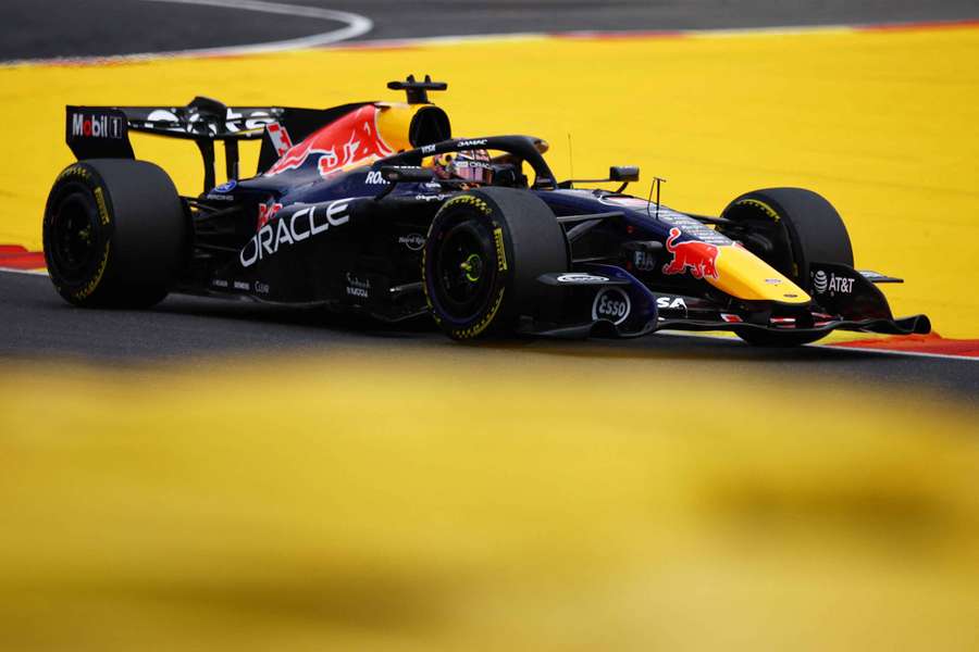 Red Bull's Max Verstappen during practice Red Bull's Max Verstappen during practice