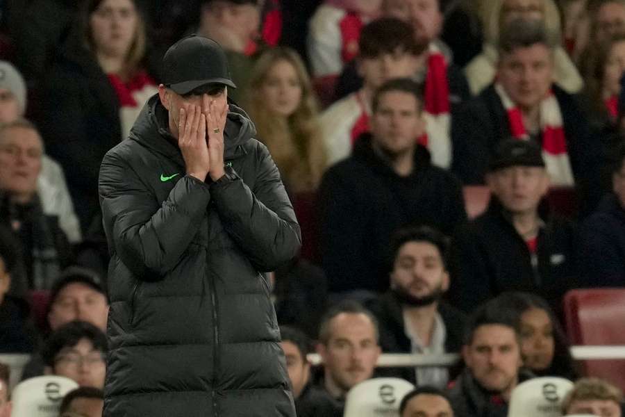 A dejected Klopp