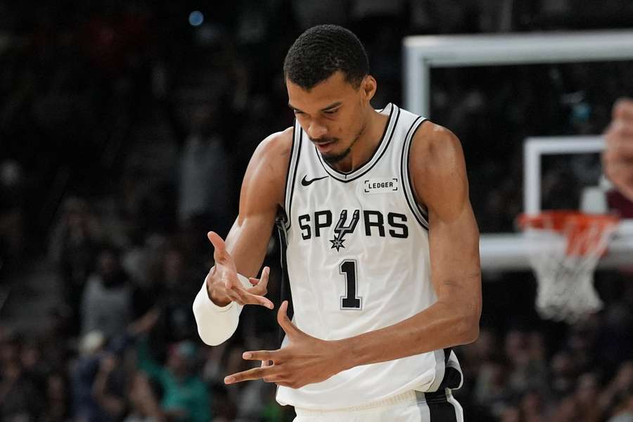 Victor Wembanyama, protagonista ante Boston