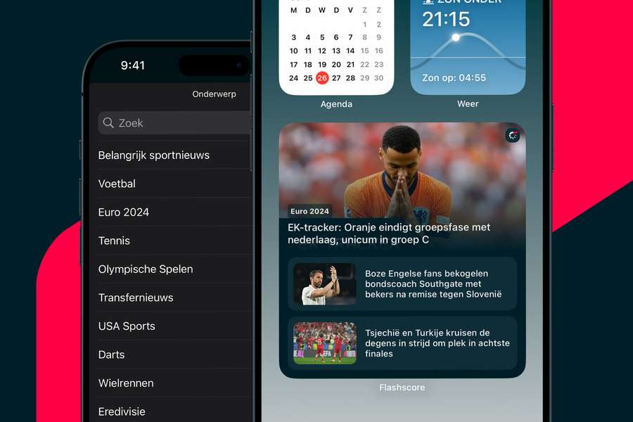Het belangrijkste sportnieuws altijd in beeld: widgets instellen voor je iOS-app
