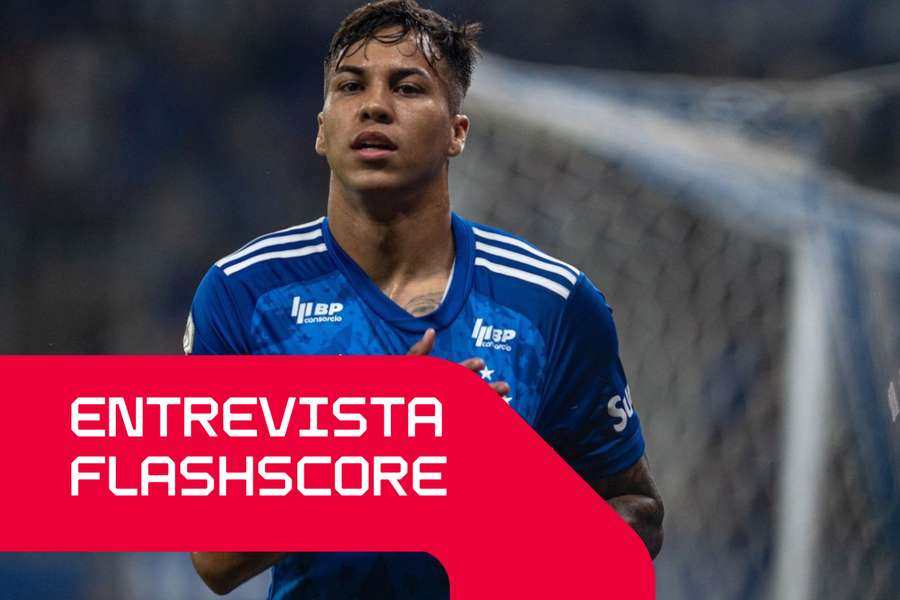 Kaio Jorge com a camisola do Cruzeiro