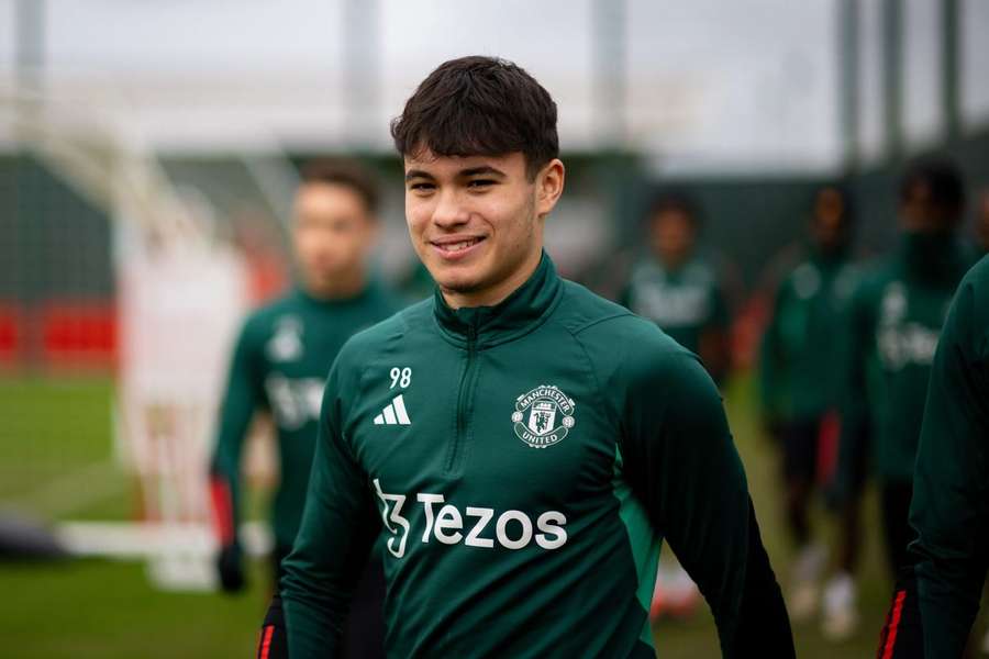 Gabriele Biancheri, avançado galês de 17 anos do Manchester United