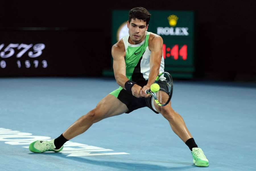 Alcaraz, en Melbourne