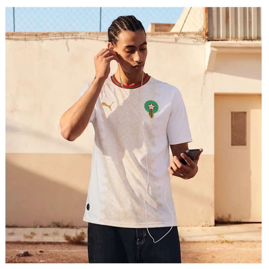 Morocco's second uniform for the World Cup