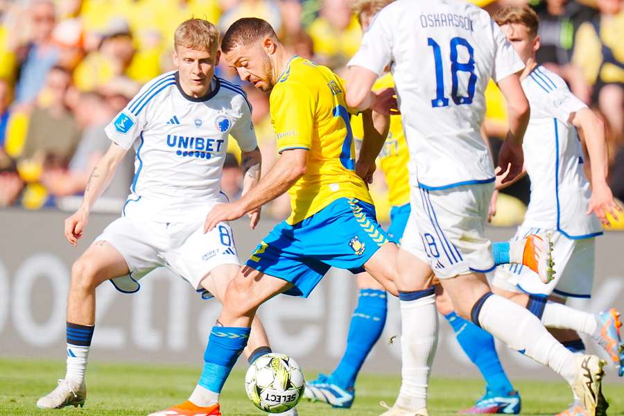 FCK overhaler Brøndby i tabellen efter dramatisk comeback i topbrag