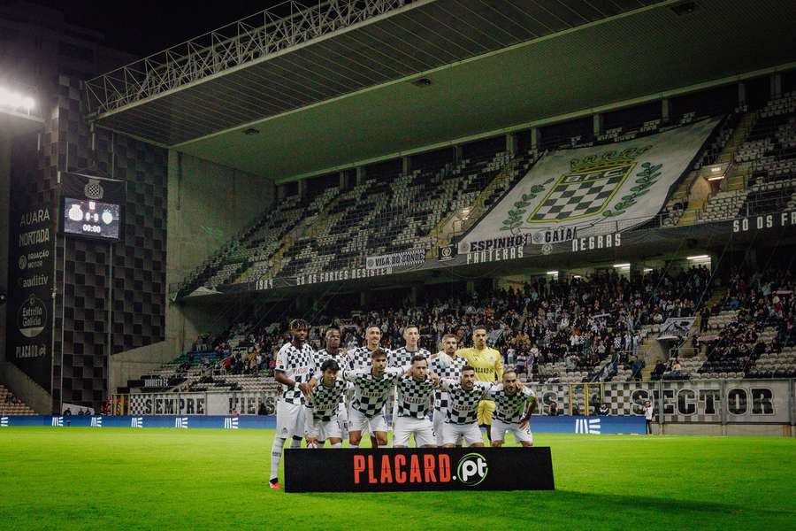 Drużyna Boavisty podczas meczu Liga Portugal w sezonie 23/24 ze Sportingiem CP