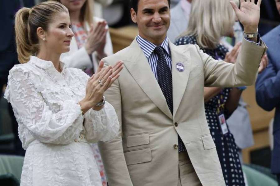 Federer uhonorowany i gorąco powitany przez kibiców na Wimbledonie
