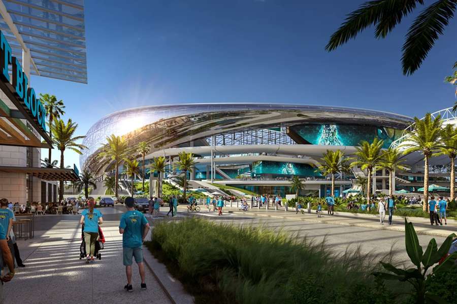 Una impresión del nuevo estadio de Jacksonville