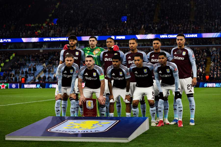 Aston Villa progress to the quarter-finals of the UEFA Champions League.