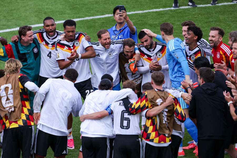 Alemania celebra su segunda victoria ante Costa de Marfil en el Mundial 2026. Alemania celebra su segunda victoria ante Costa de Marfil en el Mundial 2026.