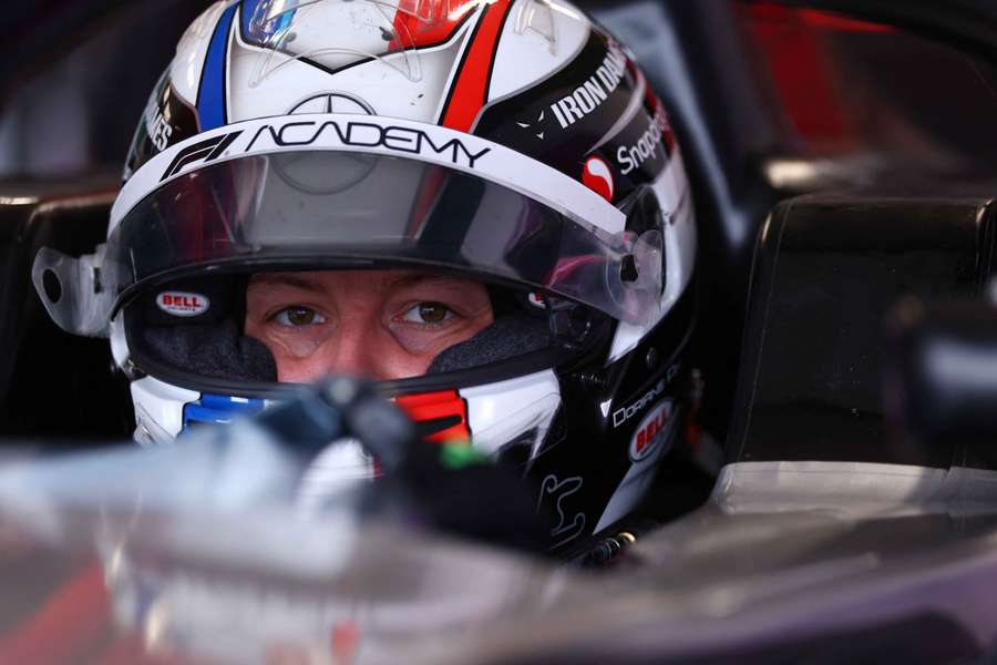 Doriane Pin dans sa monoplace en juillet 2025.