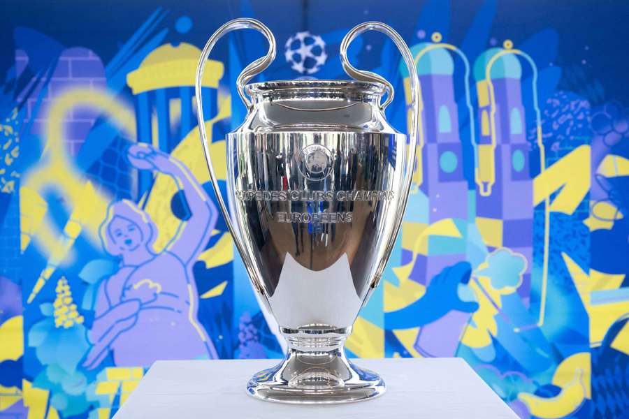 O troféu da Liga dos Campeões