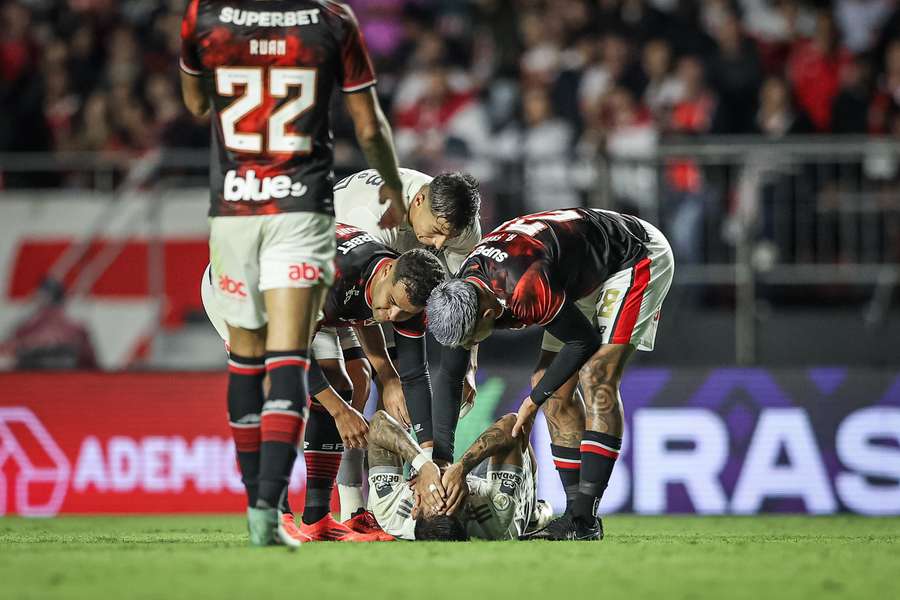 Zaracho sofreu lesão em São Paulo 2x2 Atlético-MG