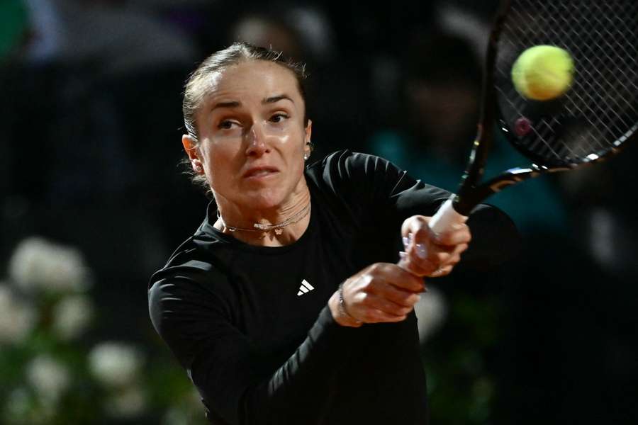Svitolina à Rome jeudi. Svitolina à Rome jeudi.