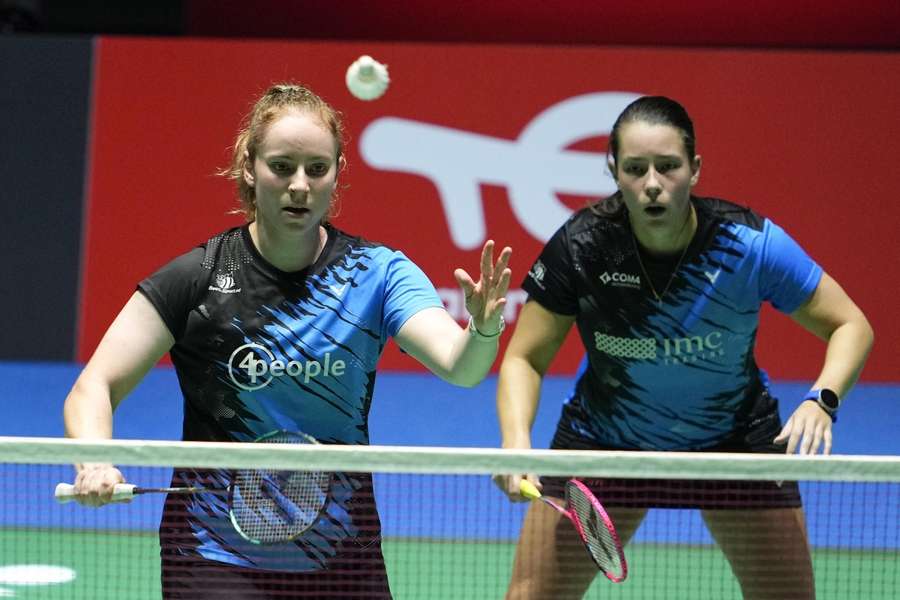 Debora Jille en Cheryl Seinen verliezen dubbelspelfinale Europese Spelen badminton