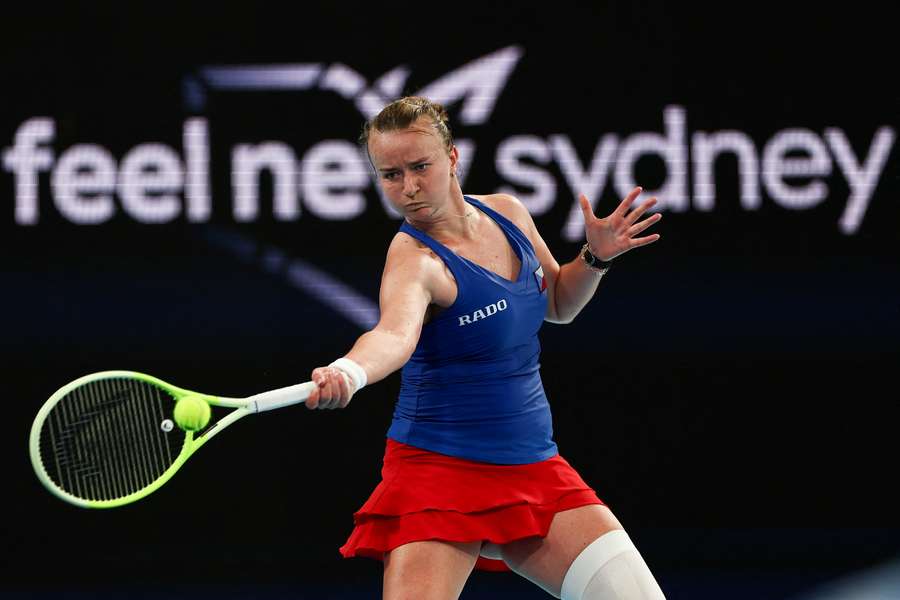 Barbora Krejčíková prohrála a Česko v United Cupu končí. Barbora Krejčíková prohrála a Česko v United Cupu končí.