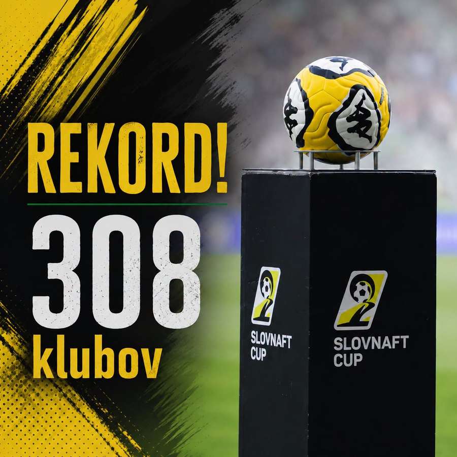 Slovenský pohár hlási rekordný počet klubov. Slovenský pohár hlási rekordný počet klubov.