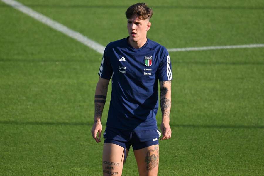 Zaniolo avec l'Italie.