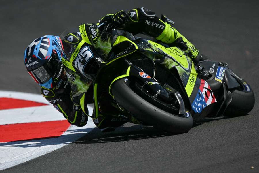 Raul Fernandez sur le circuit de Silverstone ce week-end.