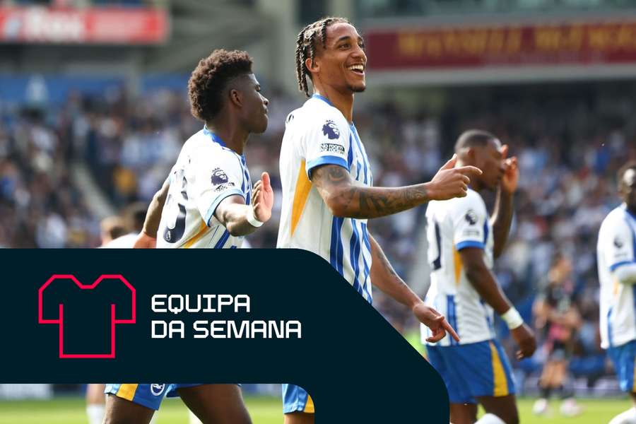 João Pedro celebra o seu golo pelo Brighton