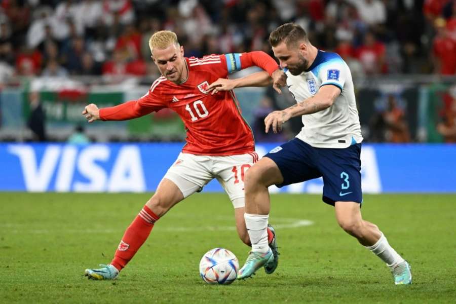 Aaron Ramsey (L) has succeeded the now-retired Gareth Bale as Wales captain