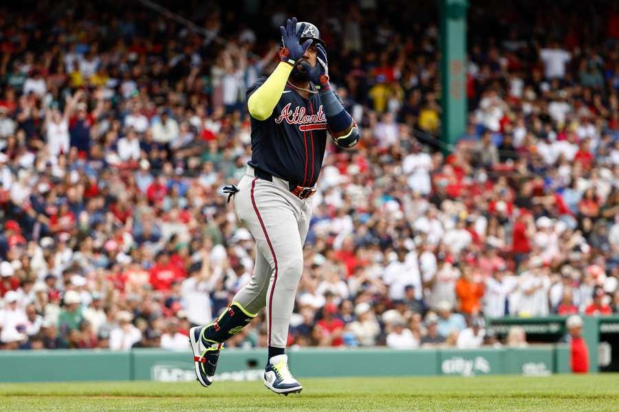 Marcell Ozuna, bateando