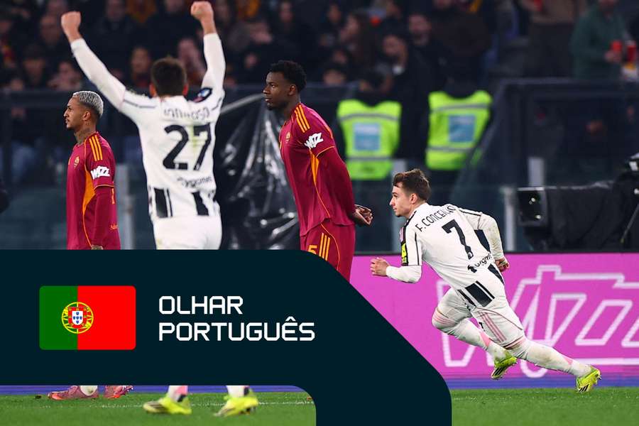 Francisco Conceição marcou contra a Roma