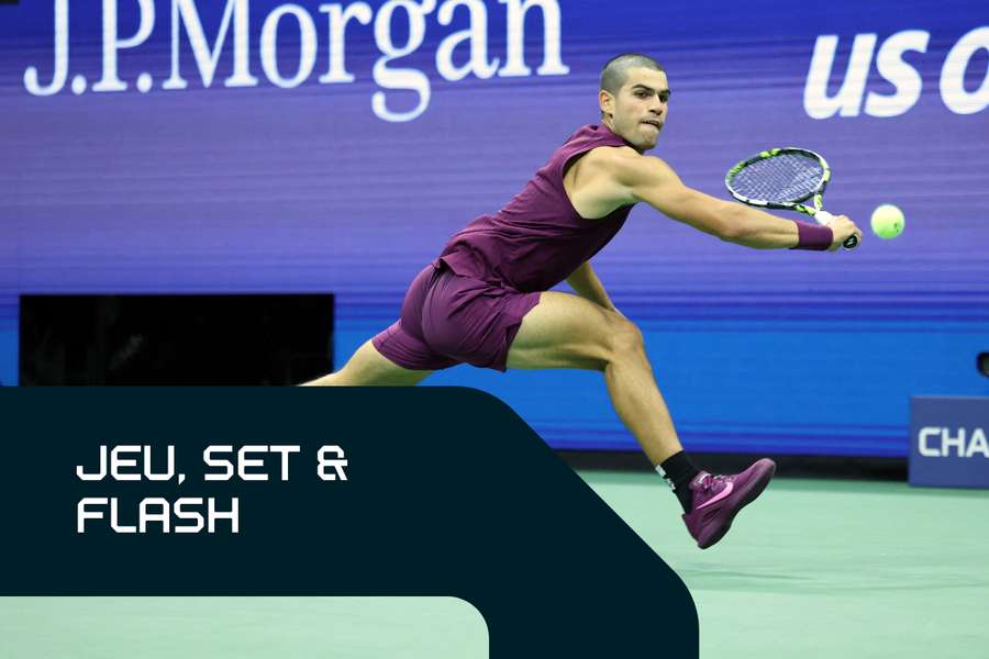 Alcaraz à l'US Open.