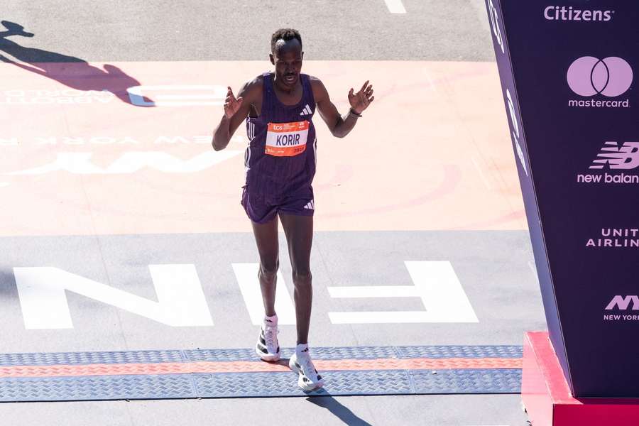 Albert Korir, ganador de la Maratón de Nueva York en la 2021