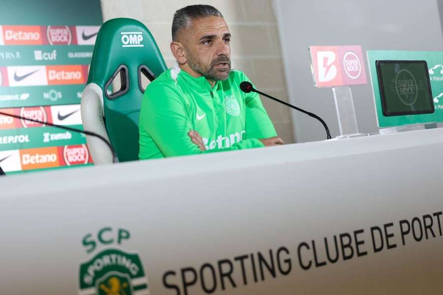 Rui Borges, treinador do Sporting