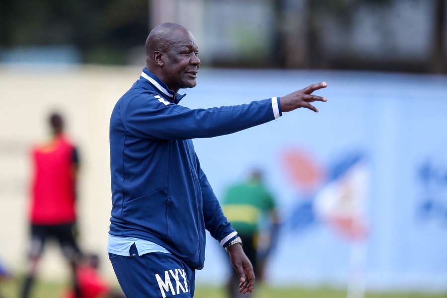 Matano on the touchline for Sofapaka