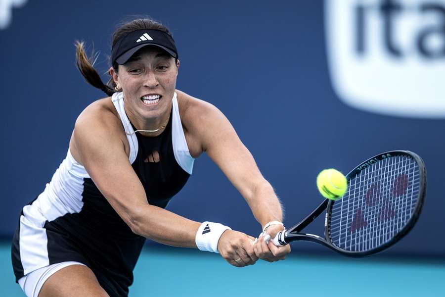 Jessica Pegula vorige maand in Miami