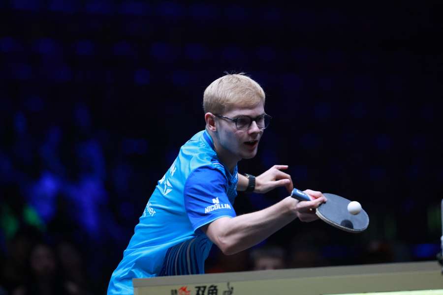 Félix Lebrun lors de l'Europe Smash le mois dernier.