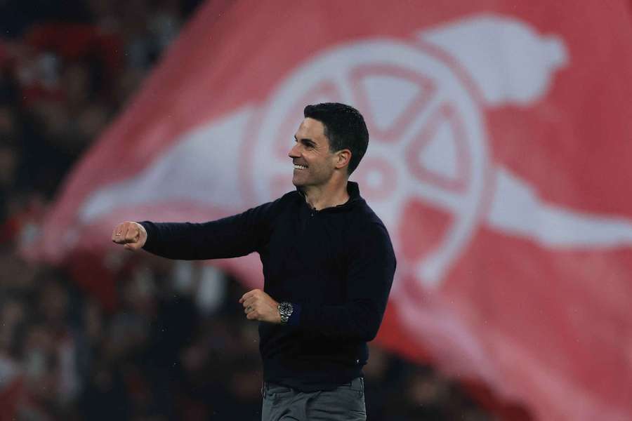 Arteta po utkání nechal naplno projevit své emoce.