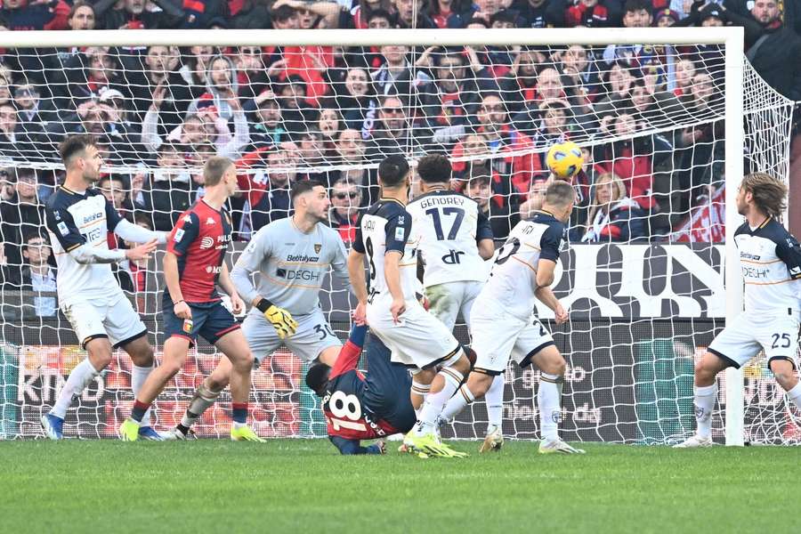 Il gol vittoria del Genoa