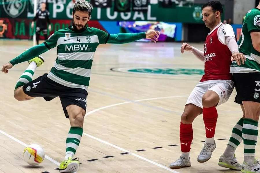 Tomás Paçó bisou no triunfo do Sporting diante do SC Braga