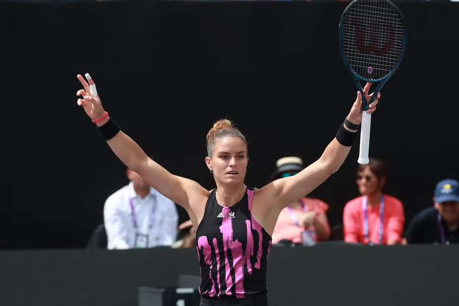 Maria Sakkari will play Jessica Pegula in the final later on Sunday