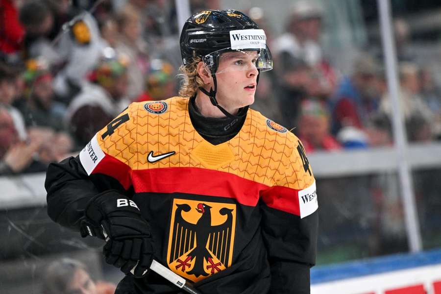Samanski im Trikot der deutschen Nationalmannschaft Samanski im Trikot der deutschen Nationalmannschaft
