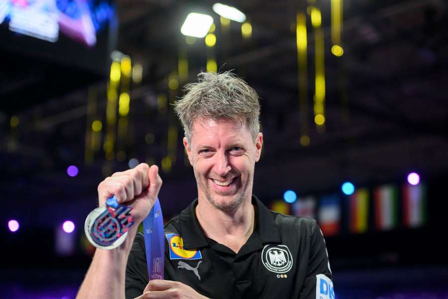 Markus Gaugisch mit seiner WM-Medaille